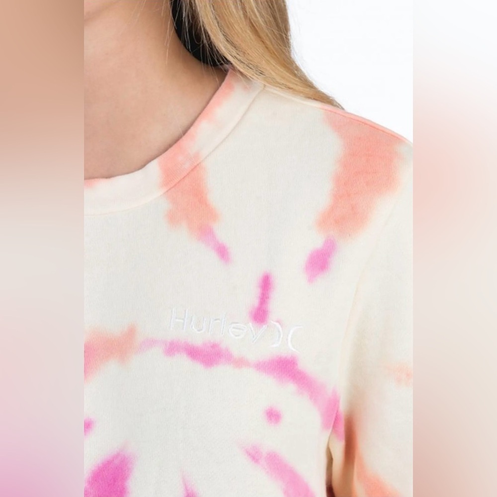HURLEY All Over Tie Dye Sweatshirt size medium - Picture 3 of 9